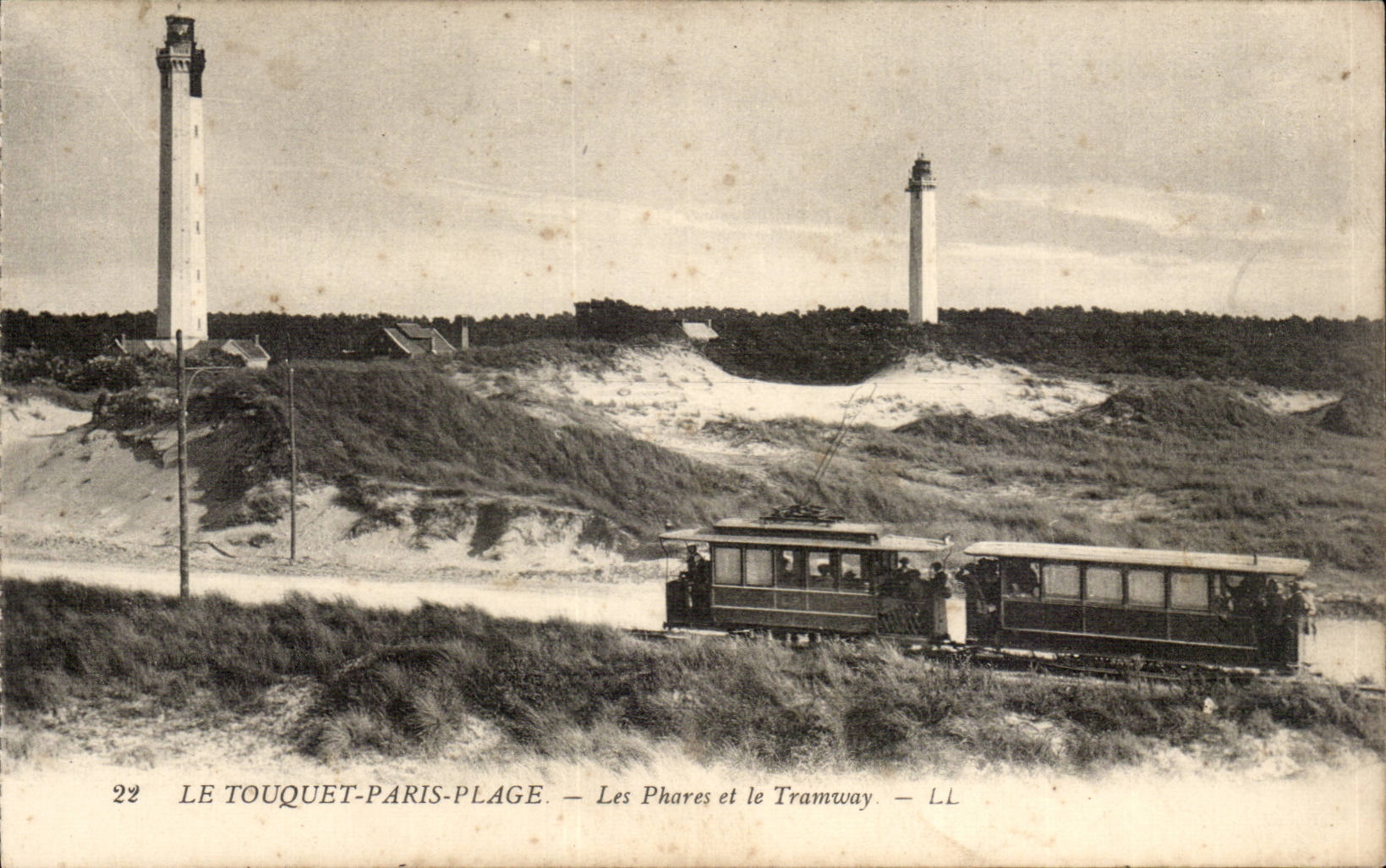 Le Touquet-Paris-Plage — Les Phares et le Tramway — LL