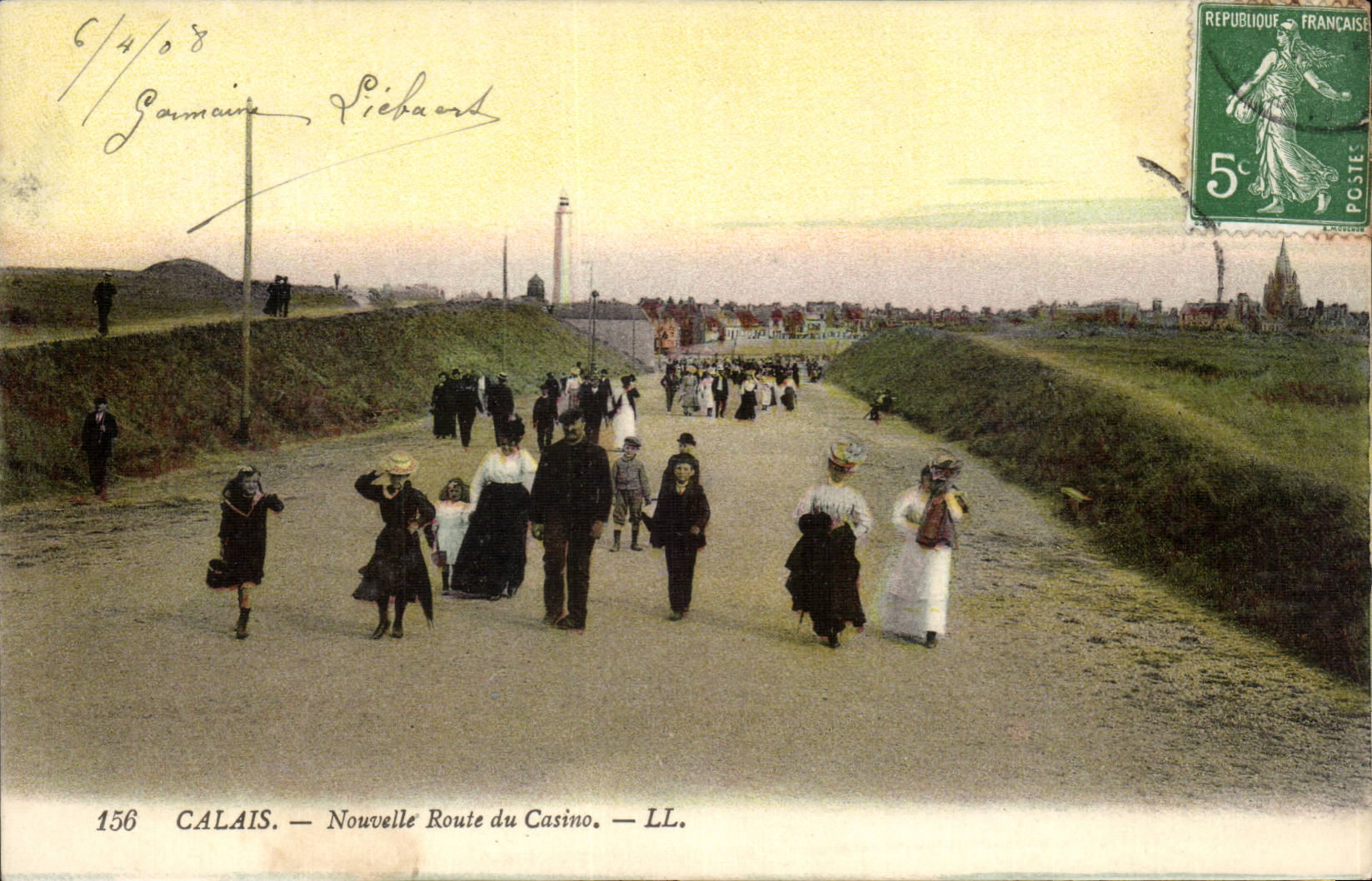 Calais - Nouvelle Route du Casino - CPA 