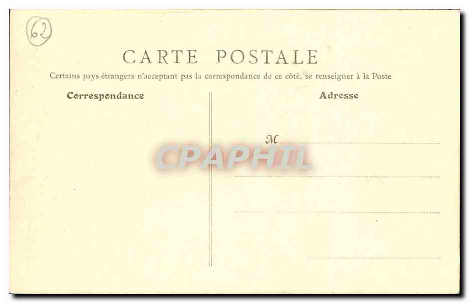 Hesdin - La Breteche de l'Hotel de Ville CPA  — Back
