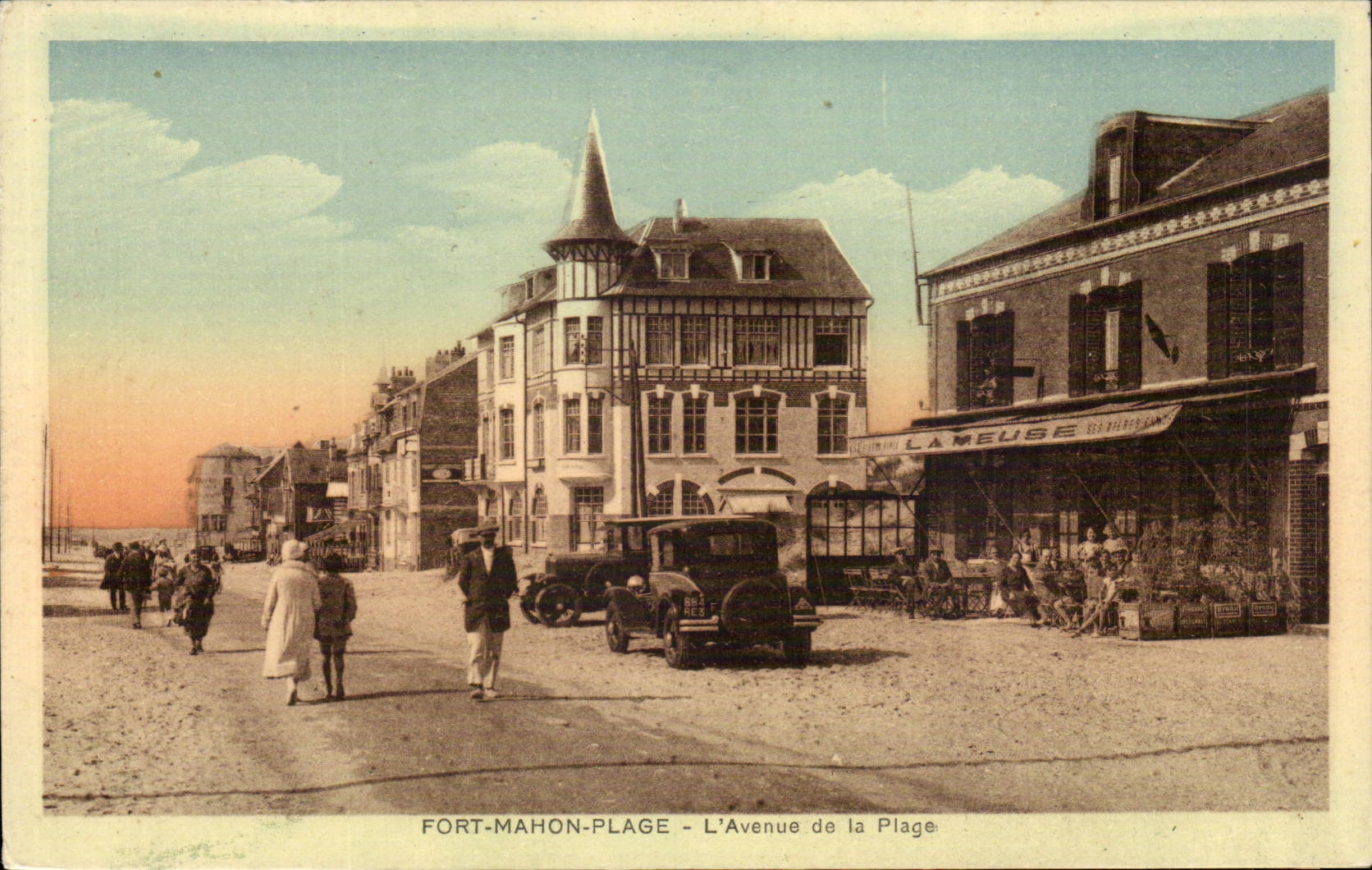 Fort-Mahon-Plage — L'Avenue de la Plage — Édition Lescure