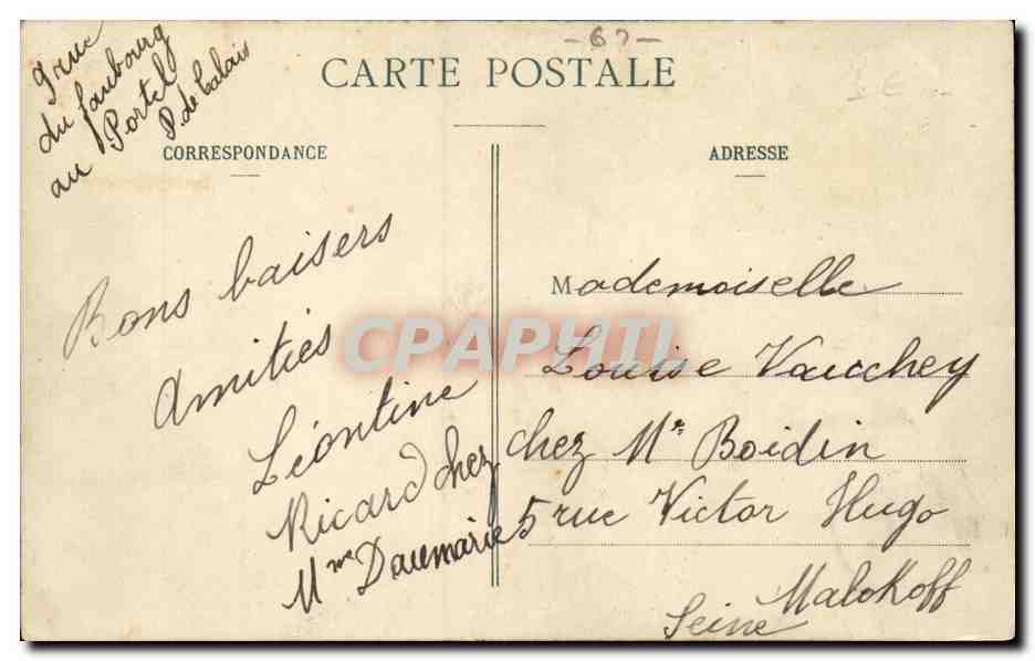 Le Portel - Le Fort de l'Heurt construit en 1803 - - CPA  — Verso