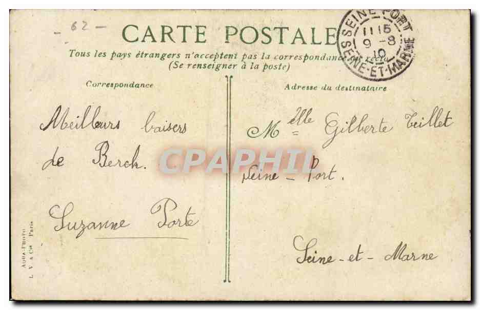 Berck Plage - Un Voilier - jouet - Sailboat - CPA  — Rückseite