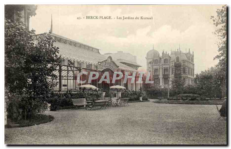 Berck Plage - Les Jardins du Kursaal - CPA 