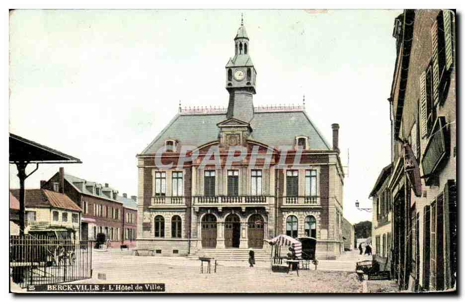 Berck Ville - Hotel de Ville - CPa„ 