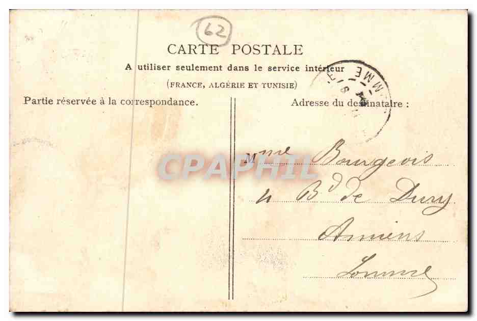 Berck-Plage - La Laitière de la Plage — Collection Van Blitz — Rückseite