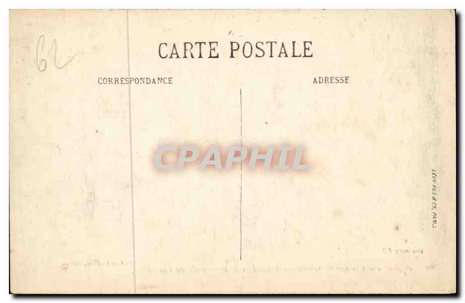 Arras - L'Hotel de Ville Salle du Conseil - avant la terrible guerre - CPa„  — Rückseite