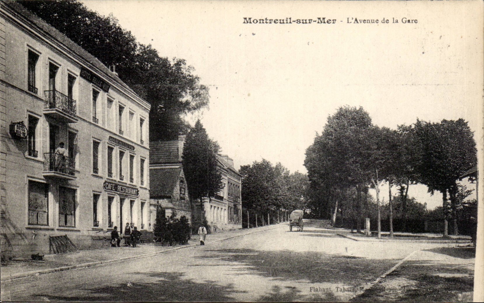 Montreuil sur Mer - L'Avenue de la Gare - CPA 