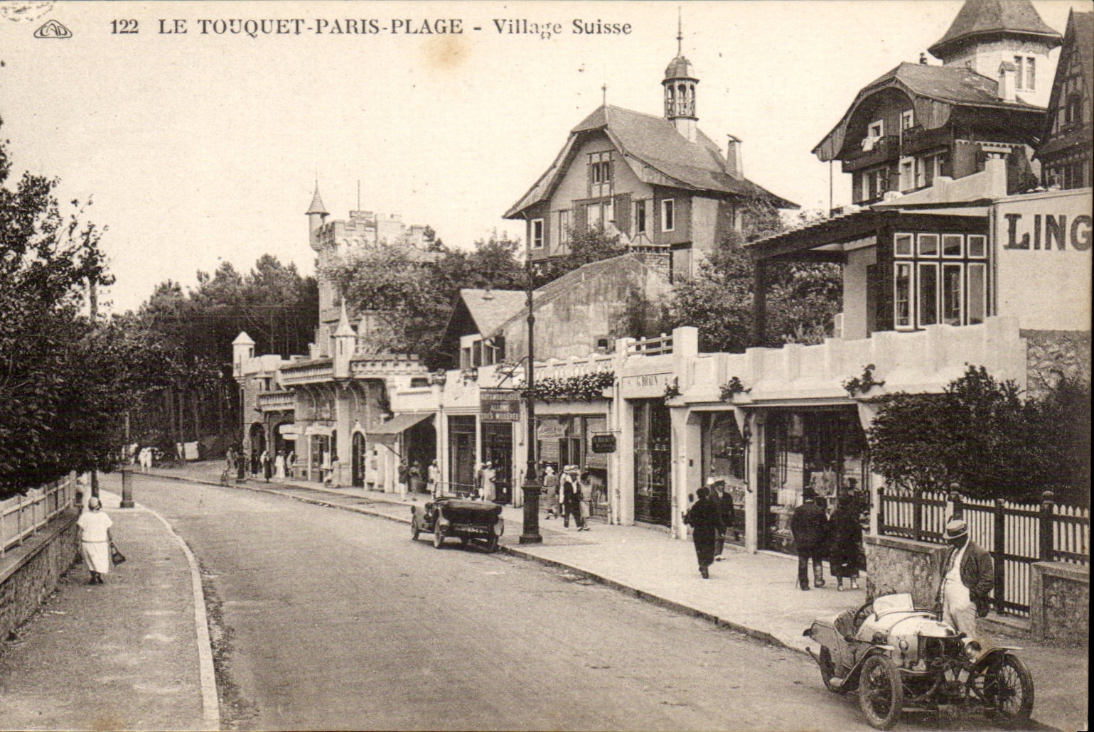 Le Touquet-Paris-Plage - Village Suisse — éditeur CPA PHIL, n° 122