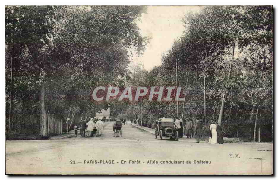 PARIS-PLAGE - In der Wald - Weg führend zum Schloss — Y.M. n°23
