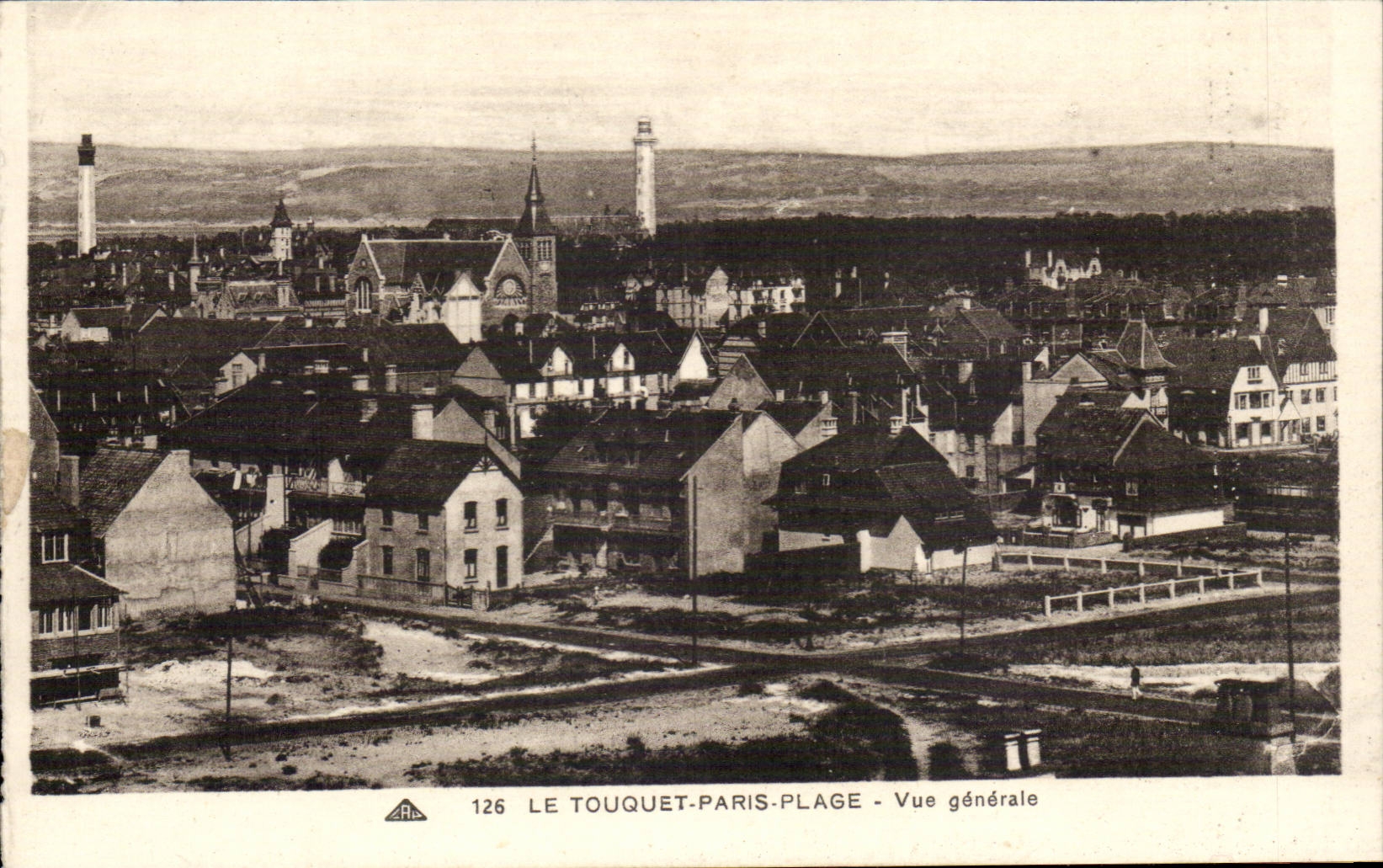 Le Touquet-Paris-Plage — Vue générale — éditeur A.R. n° 126