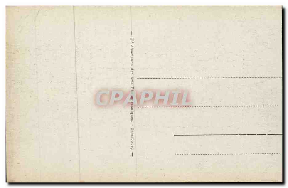 Le Touquet-Paris-Plage - Vue générale — éditeur Cie d'Art Graphique, Strasbourg, n° 126 — Rückseite