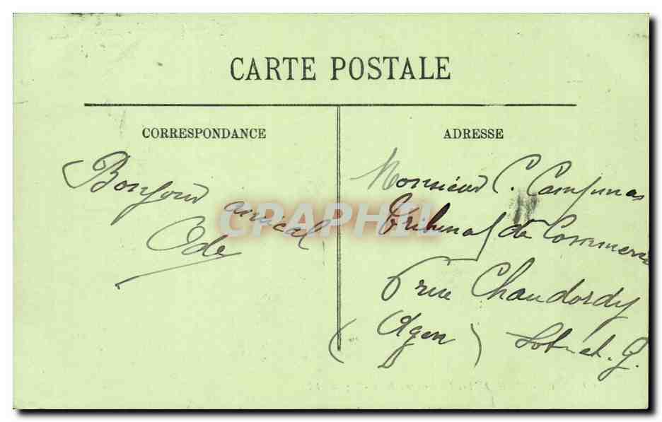Sangatte - Les Falaises du Blanc Nez - CPA  — Rückseite