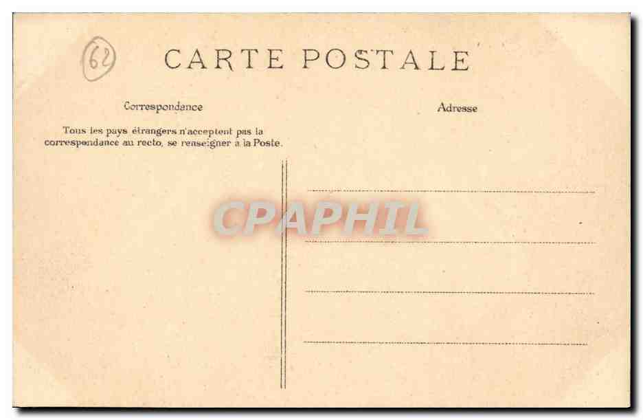 Montreuil sur Mer - Parvis Saint Firmin - CPA  — Back