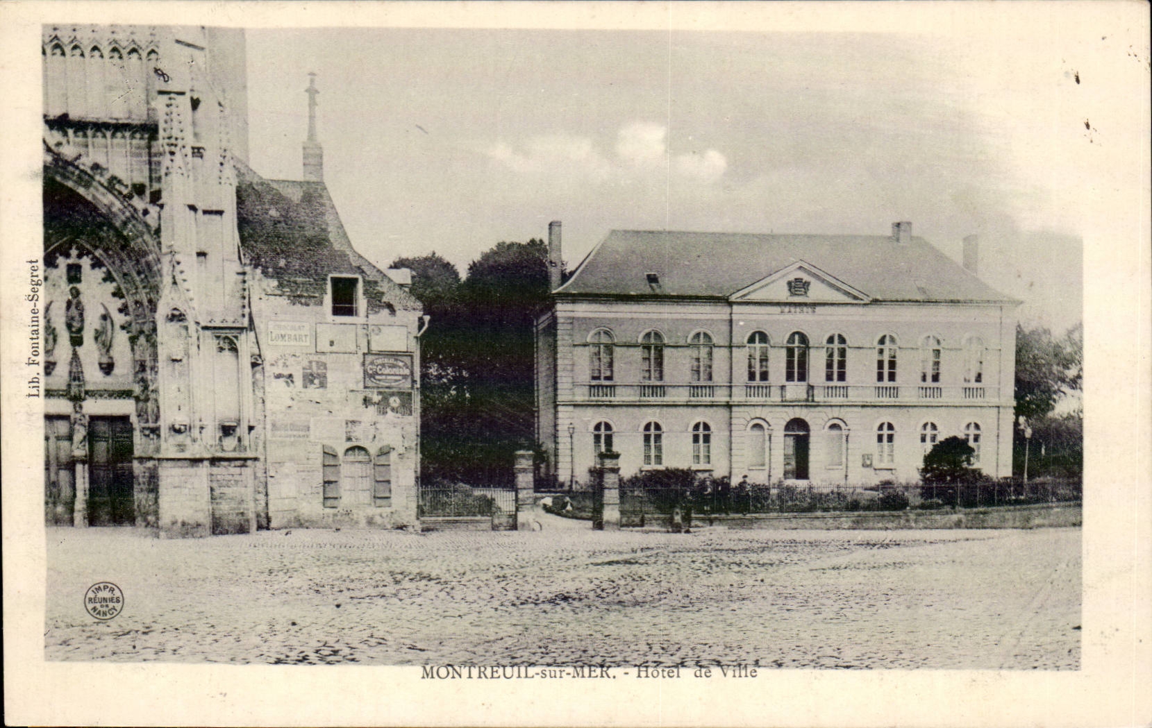 Montreuil sur Mer - Hotel de Ville - CPA 