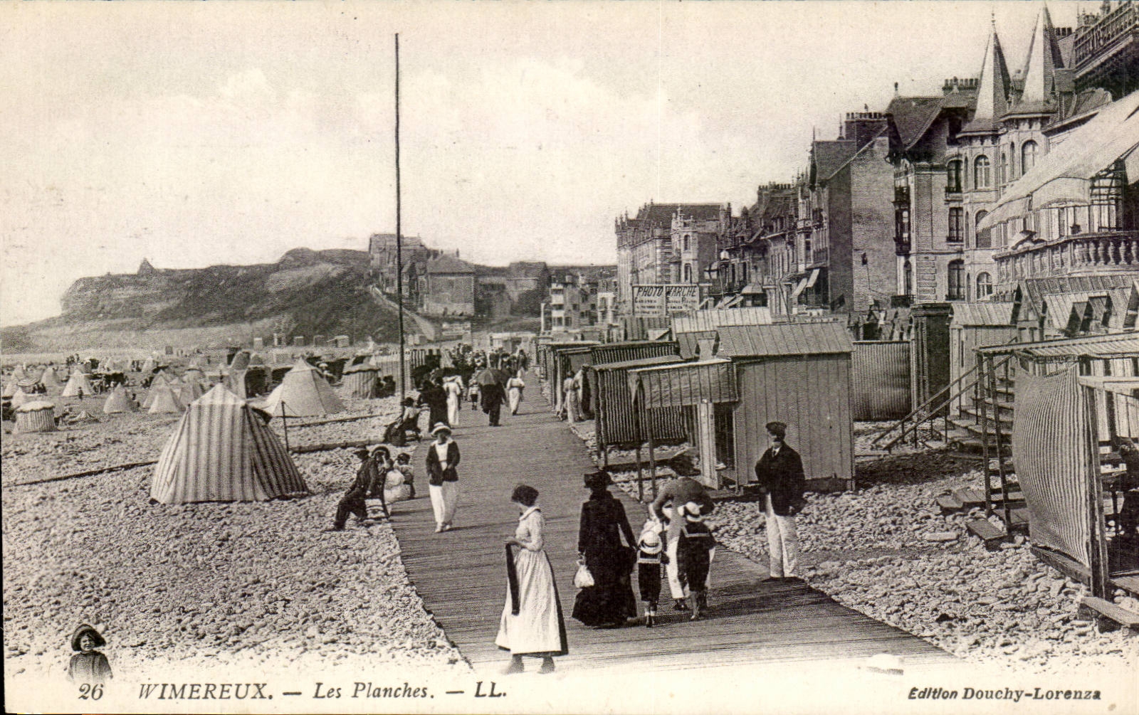 Wimereux — Les Planches — LL. — Édition Douchy-Lorenza