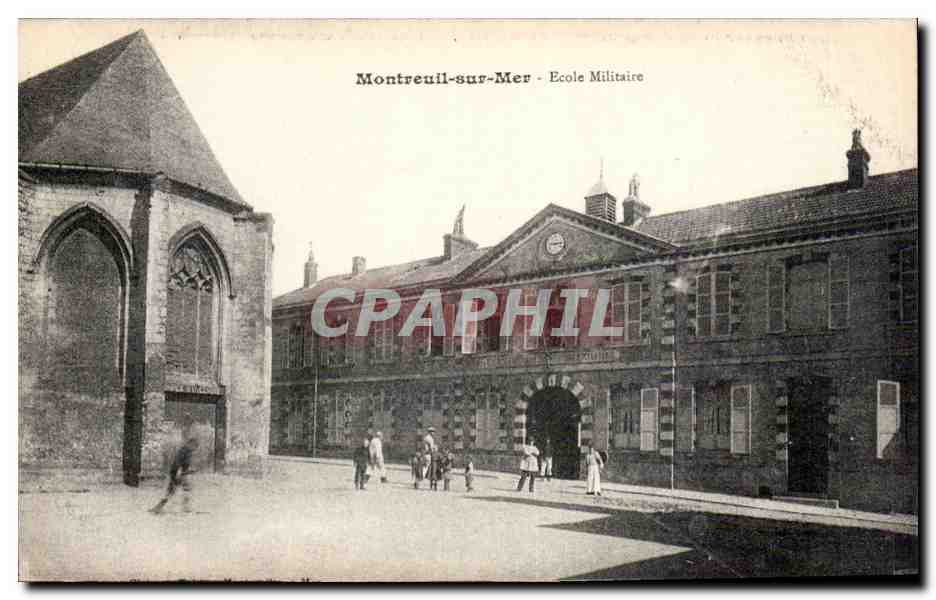 Montreuil sur Mer - Ecole Militaire - CPA 