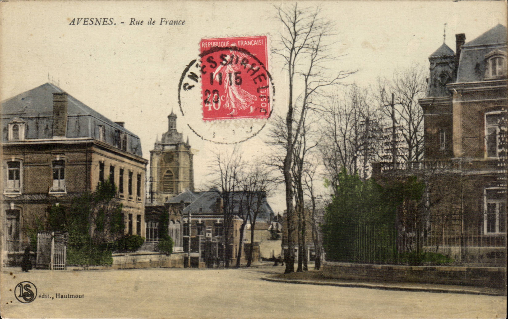 Avesnes - Rue de France CPA 