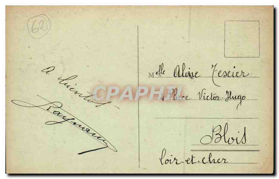 Avesnes - Rue de France CPA  — Rückseite