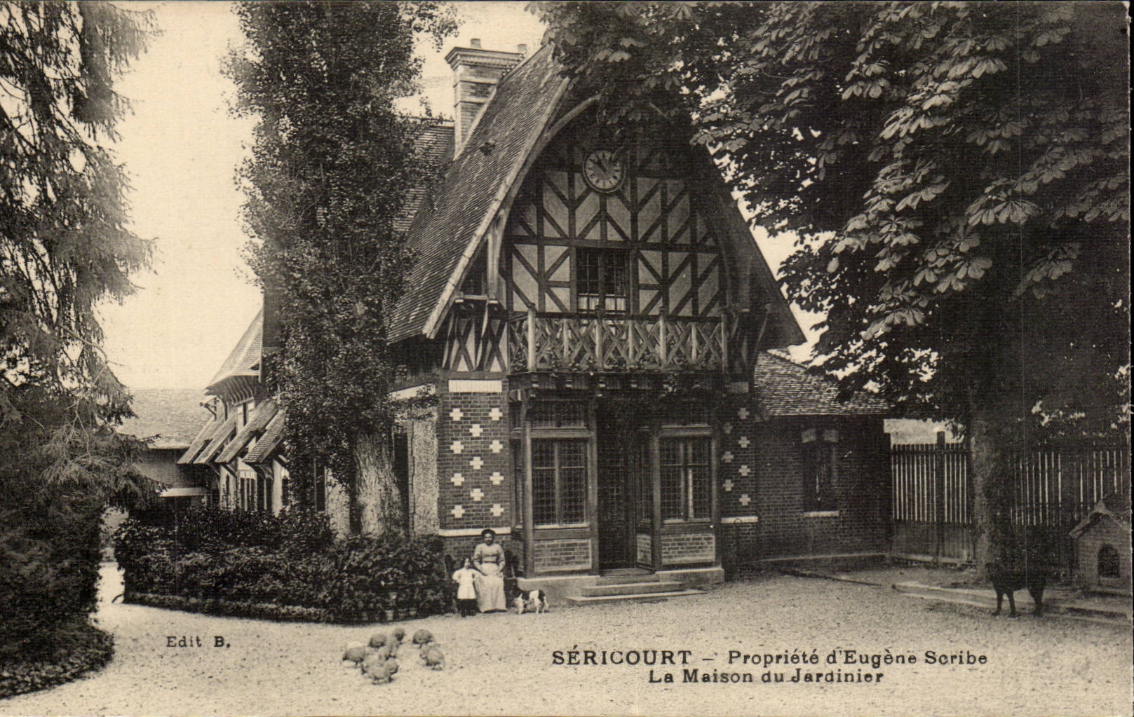 Sericourt - Propriete d'Eugene Scribe - La Maison du Jardiniere CPA 