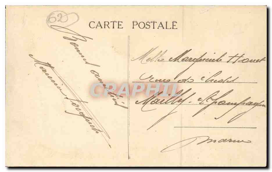 Sericourt - Propriete d'Eugene Scribe - La Maison du Jardiniere CPA  — Rückseite