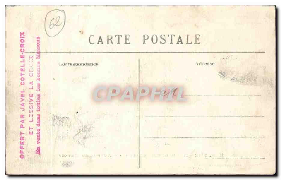 Hesdigneul - Avenue du Manoir CPA  — Rückseite