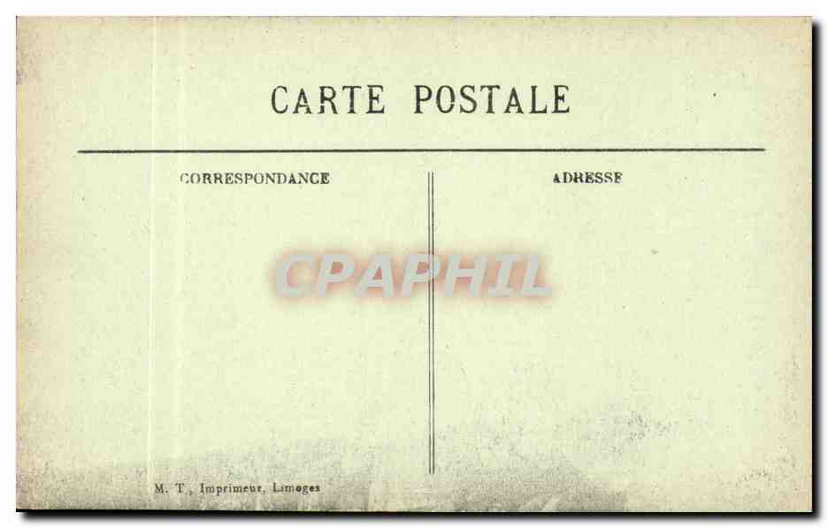 Montreuil sur Mer - La Grande Rue - Hotel de France CPA  — Back