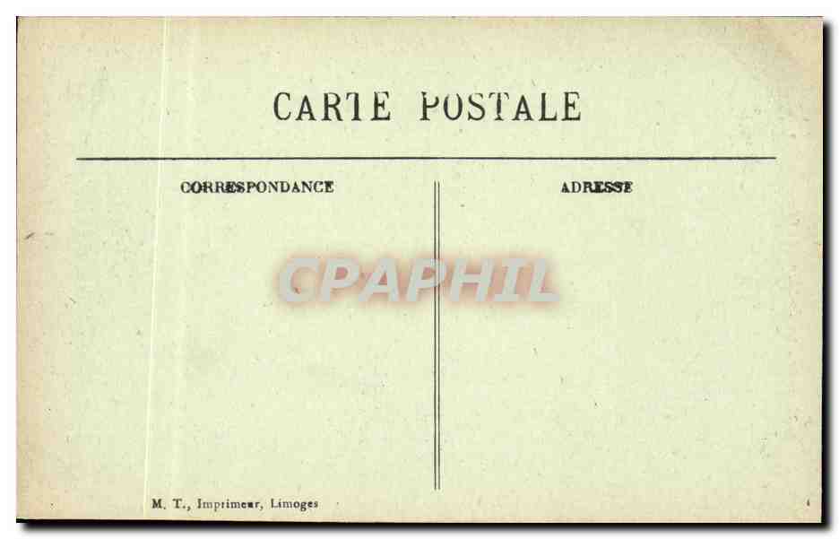 Montreuil sur Mer - La Cavee St Firmin CPA  — Back
