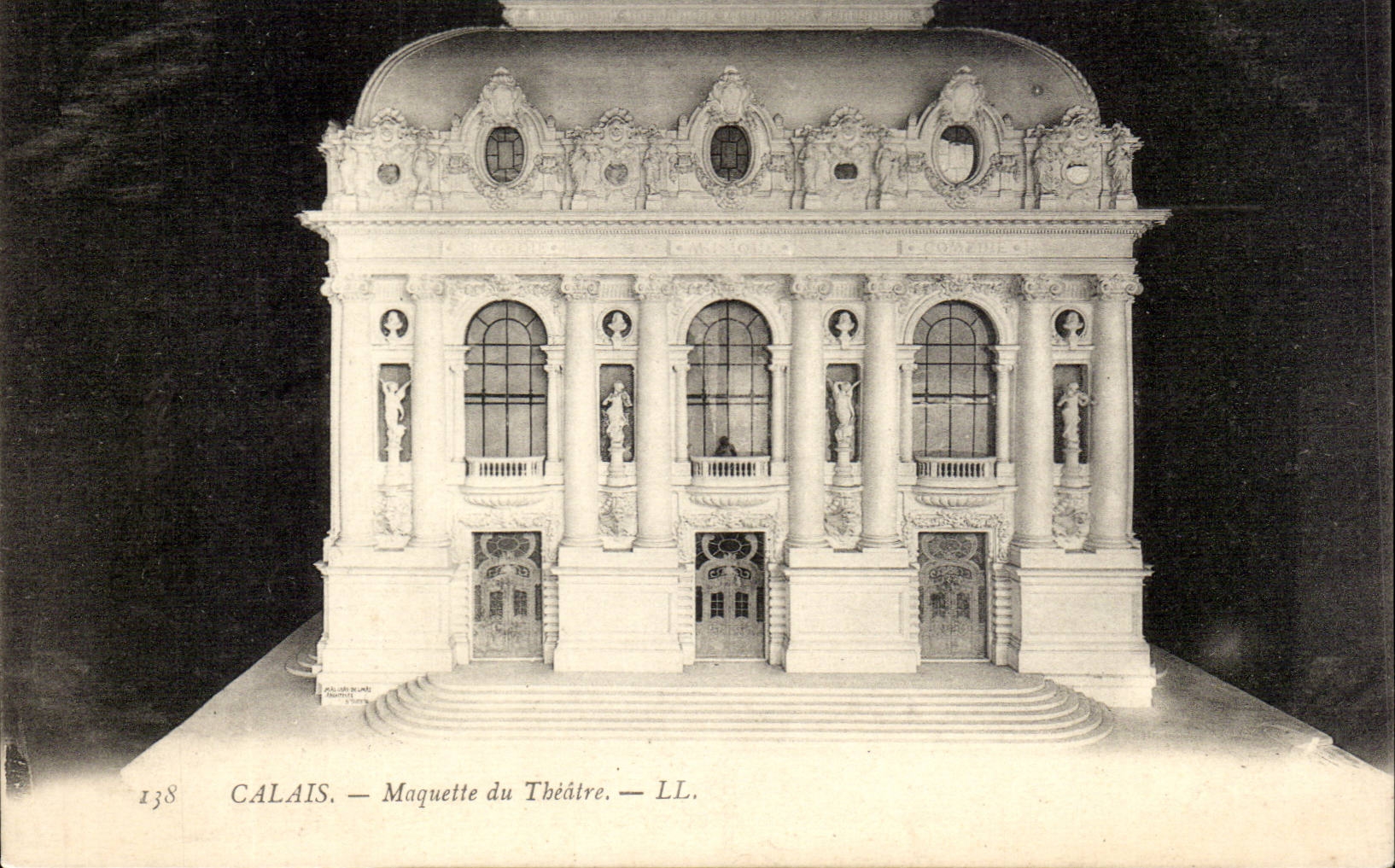 Calais - Maquette du Theatre CPA 