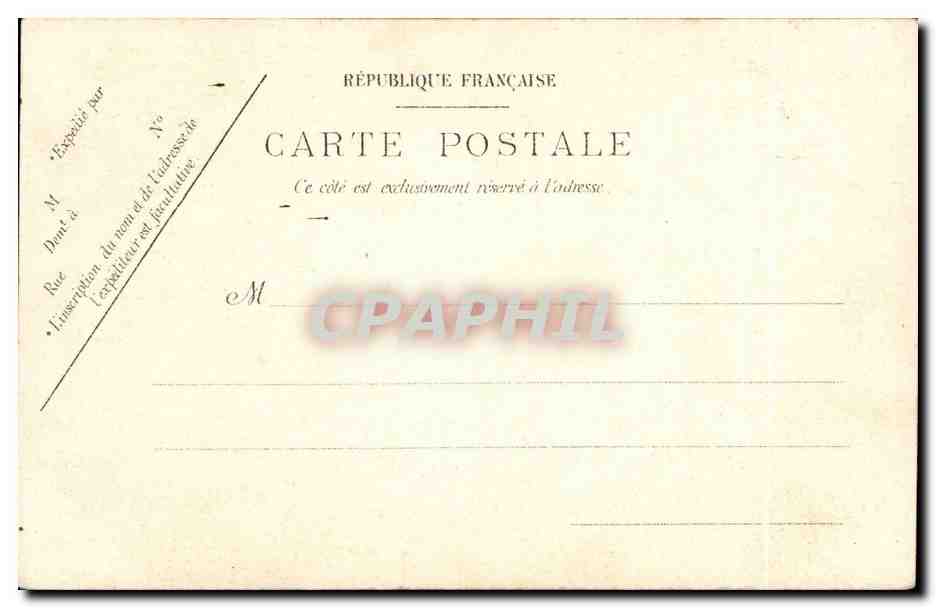 Wimereux - La Pierre du Ballon CPA  — Rückseite