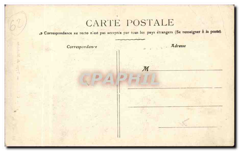 Calais - Types de Matelots - Femme - Folklore - Costume CPA  — Rückseite
