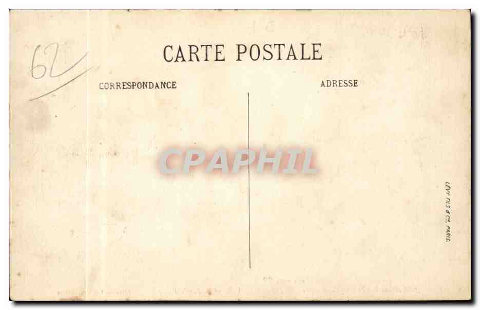 Arras avant la terrible Guerre — L'Hôtel de Ville et la Petite Place — Charles Ledieu, Arras — Rückseite