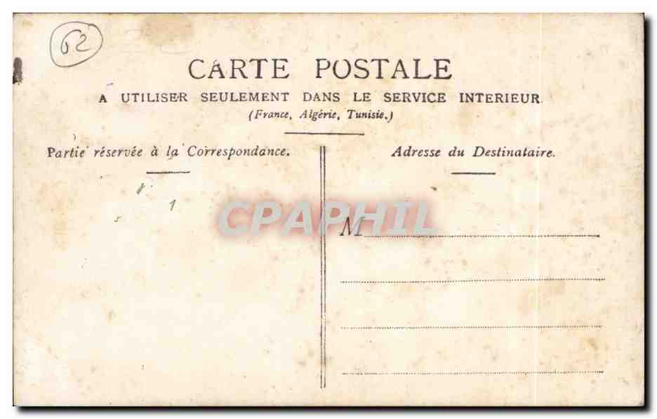 CARTE PHOTO Arras - Recus a Agde le Samedi 10 1915 - pres d ' Arras - Sodat - militaire Militaria CPA  — Rückseite