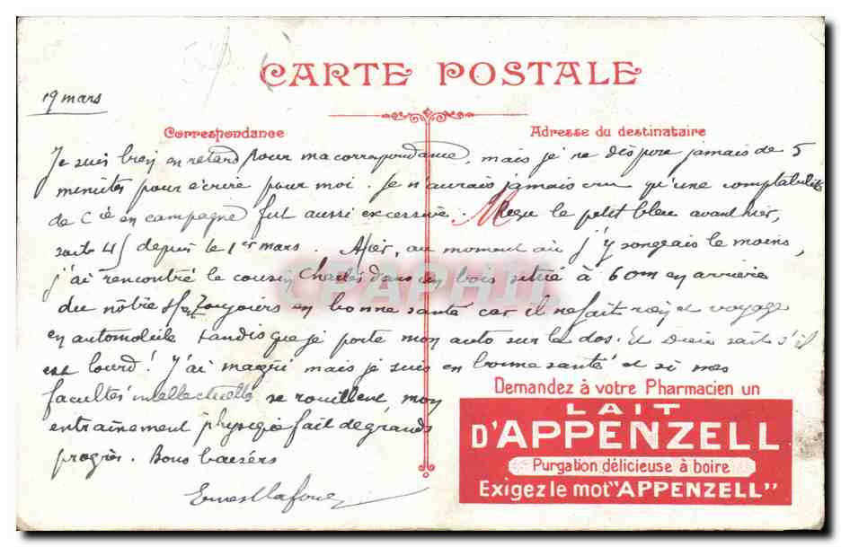 Arras. Un moulin des environs — éditeur L. n° 520 — Rückseite