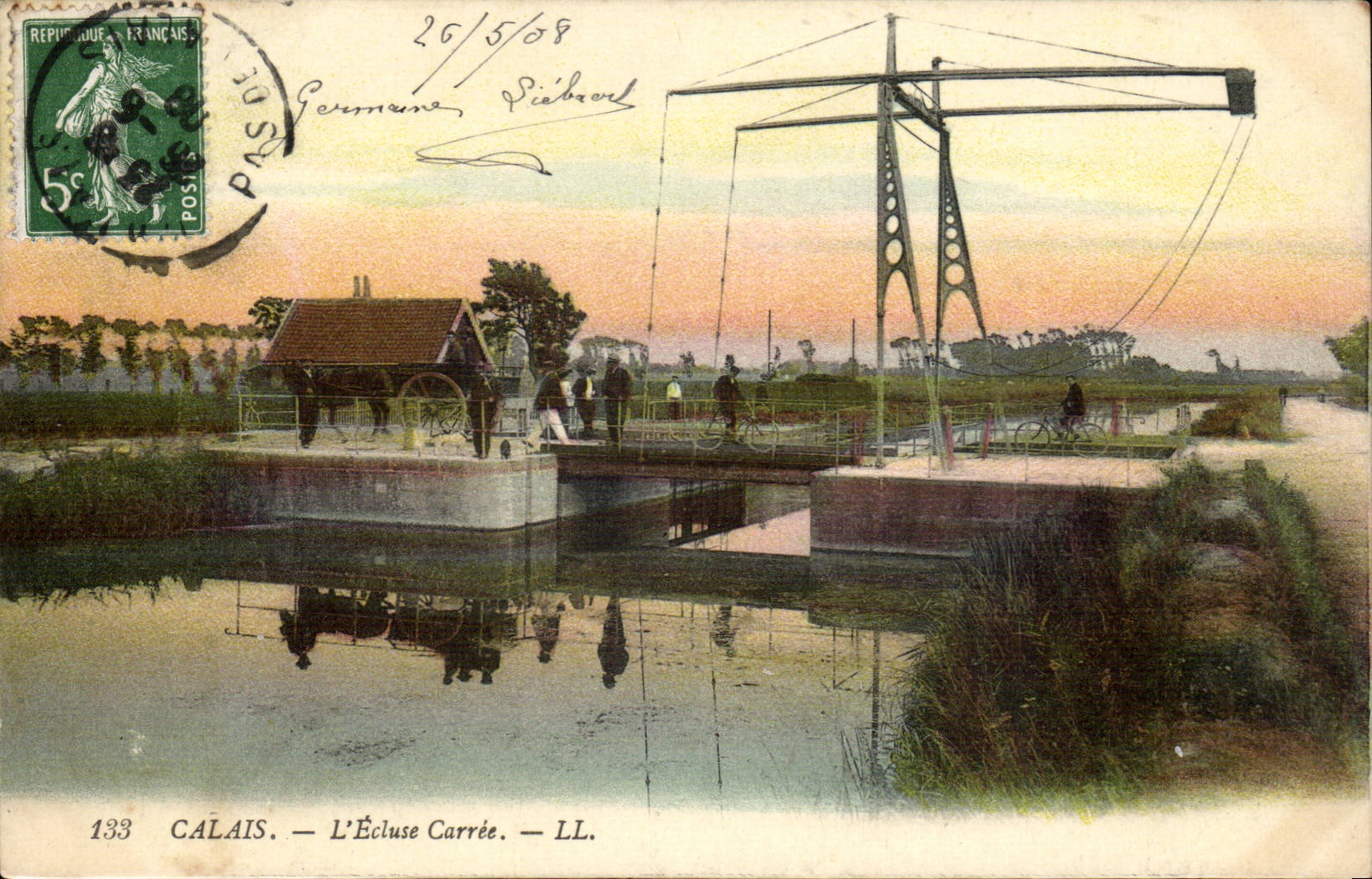 Calais — Die Quadratische Schleuse — LL. — n° 133