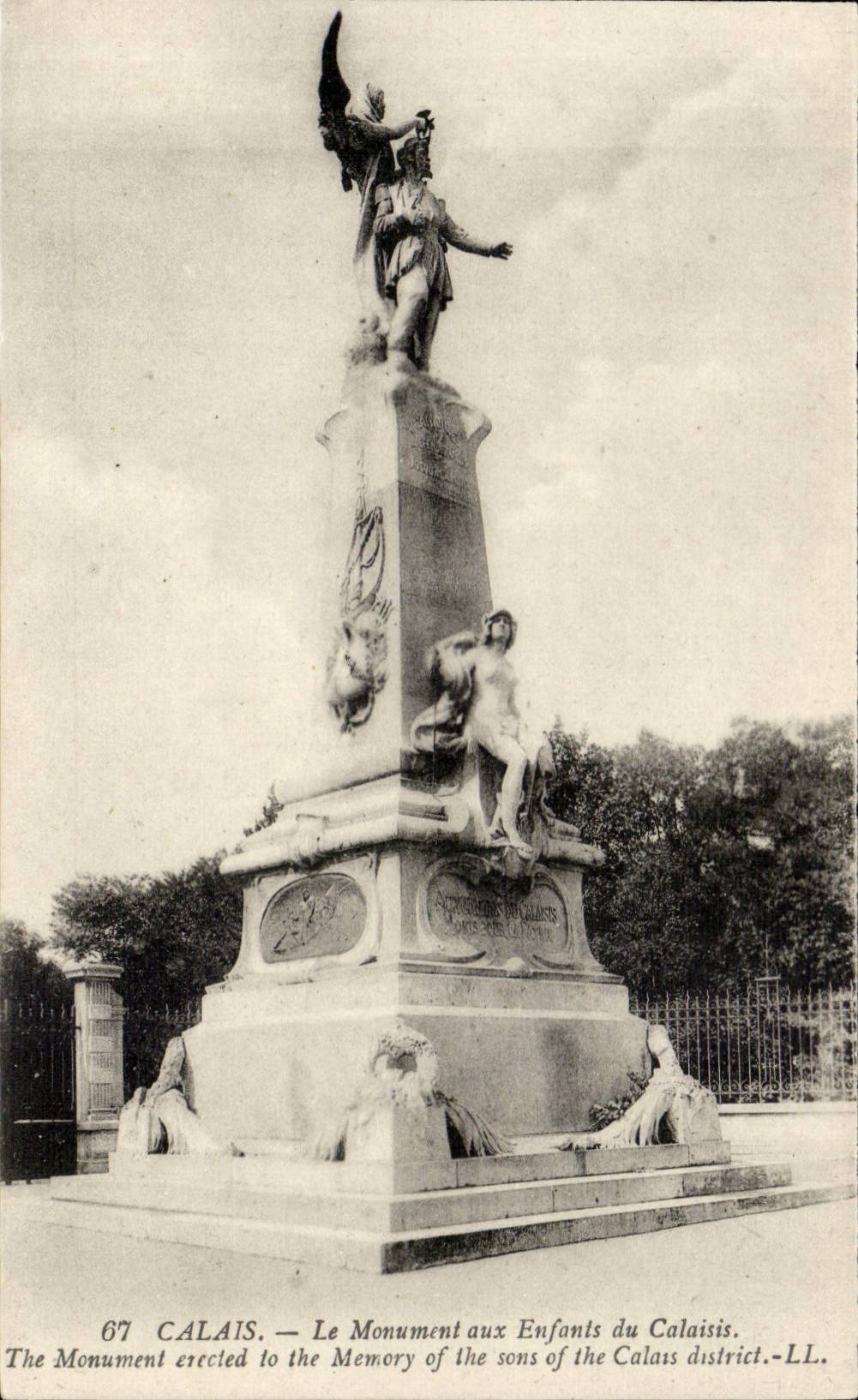 Calais - Le Monument aux Enfants de Calaisis CPA 