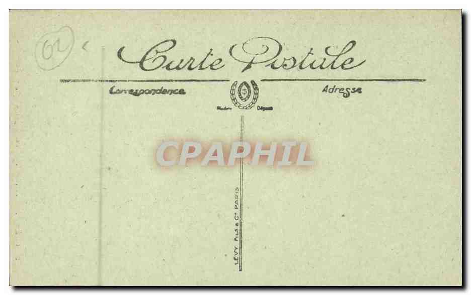 Calais - Le Phare - lighthouse CPA  — Rückseite