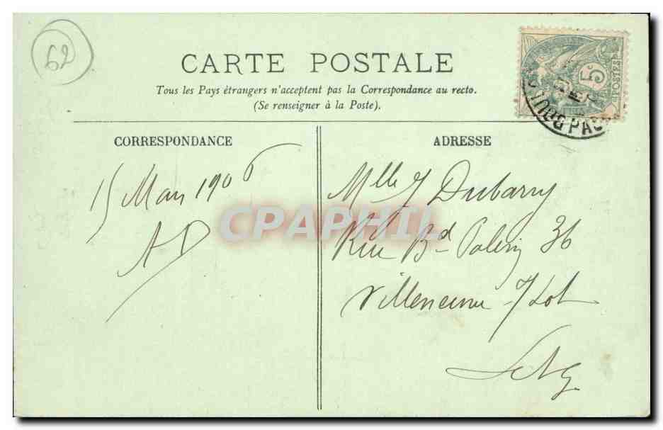 Type de Matelote — LL. — n° 322 — Verso