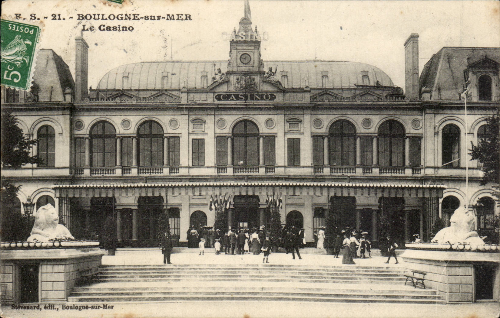 Boulogne-sur-Mer — Le Casino — Stövenard, édit., Boulogne-sur-Mer