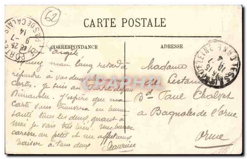 Boulogne-sur-Mer — Grosse Mer — LL. — 174 — Rückseite