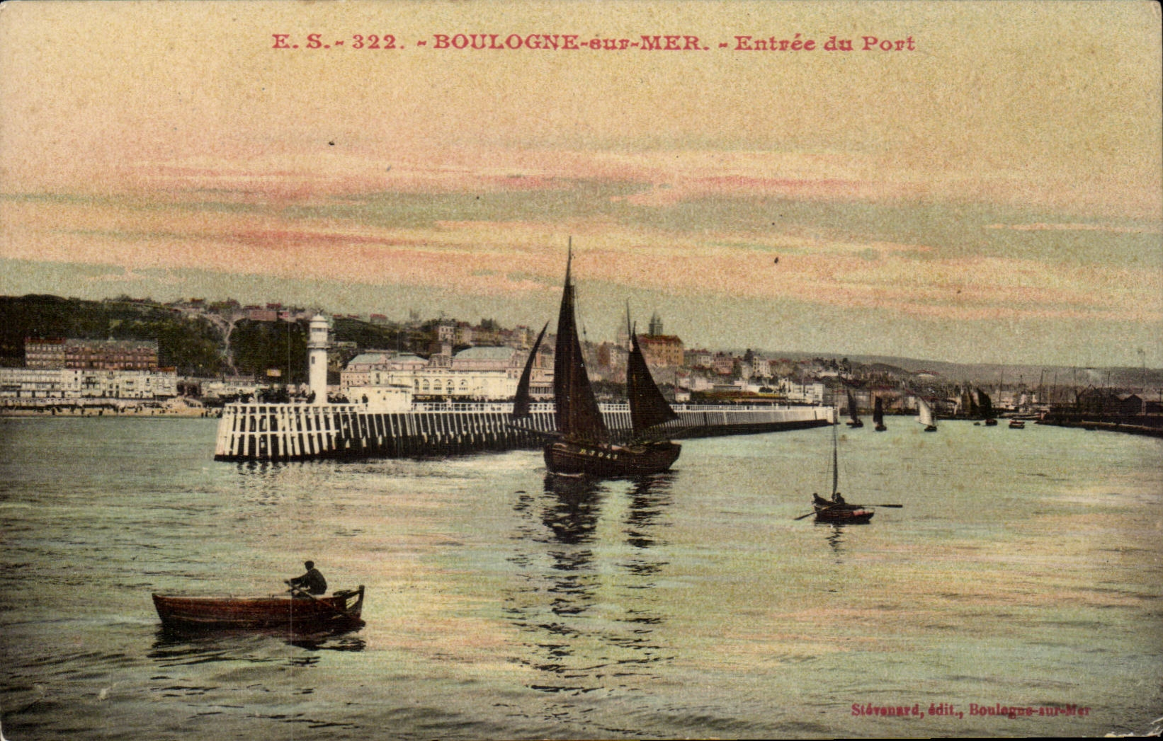 Boulogne-sur-Mer — Entrée du Port — Stévanard, édit. Boulogne-sur-Mer