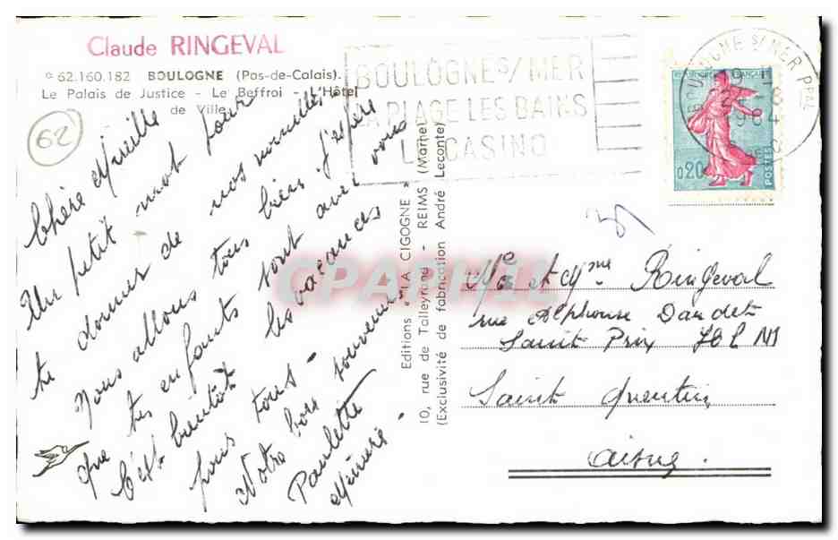 La Cigogne — Boulogne-sur-Mer — Éditions de Tallelyring — Reverso