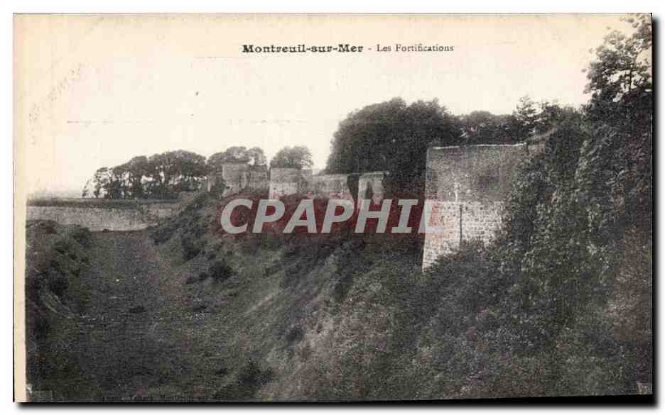 Montreuil sur Mer - Les Fortifications CPA 