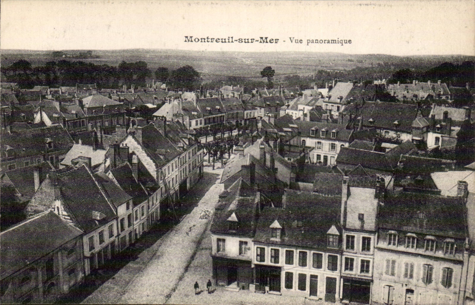 Montreuil sur Mer - Vue Panoramique - CPA 