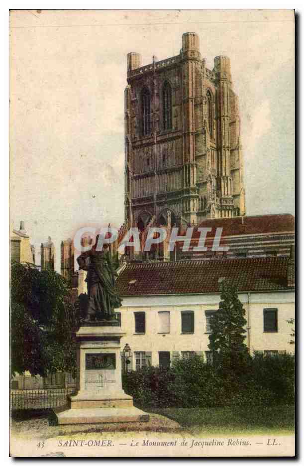 Saint Omer - Le Monument Jacquelins Robins - CPA 