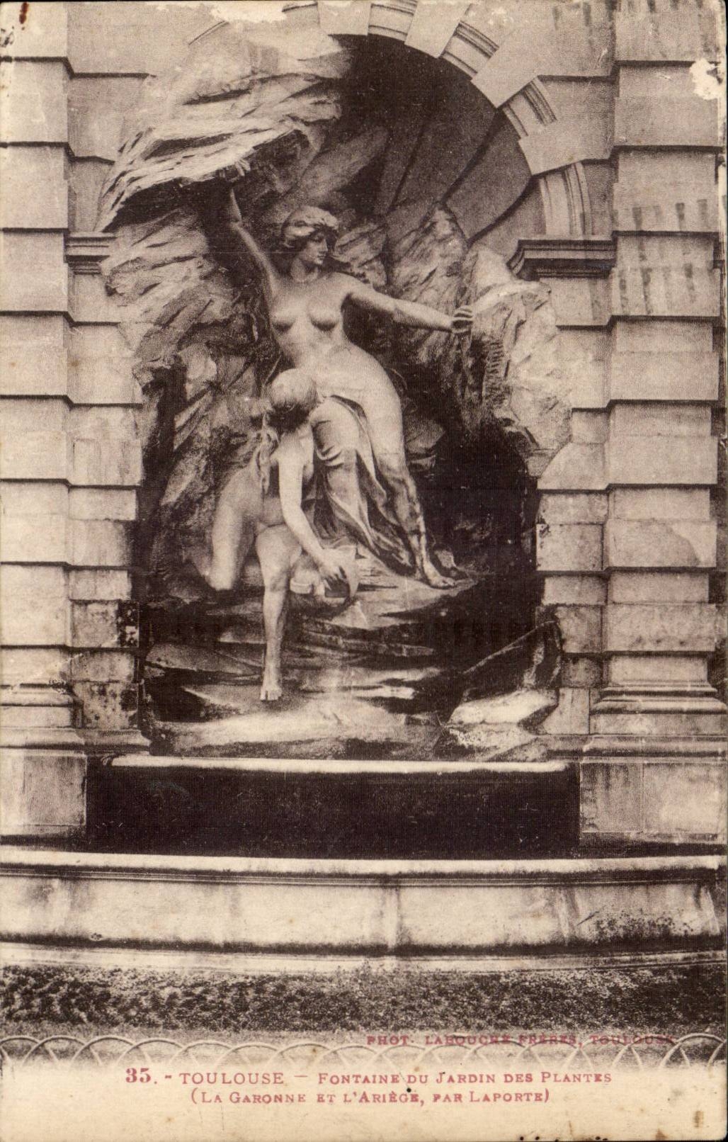 Toulouse - Fontaine du Jardin des Plantes - CPA 