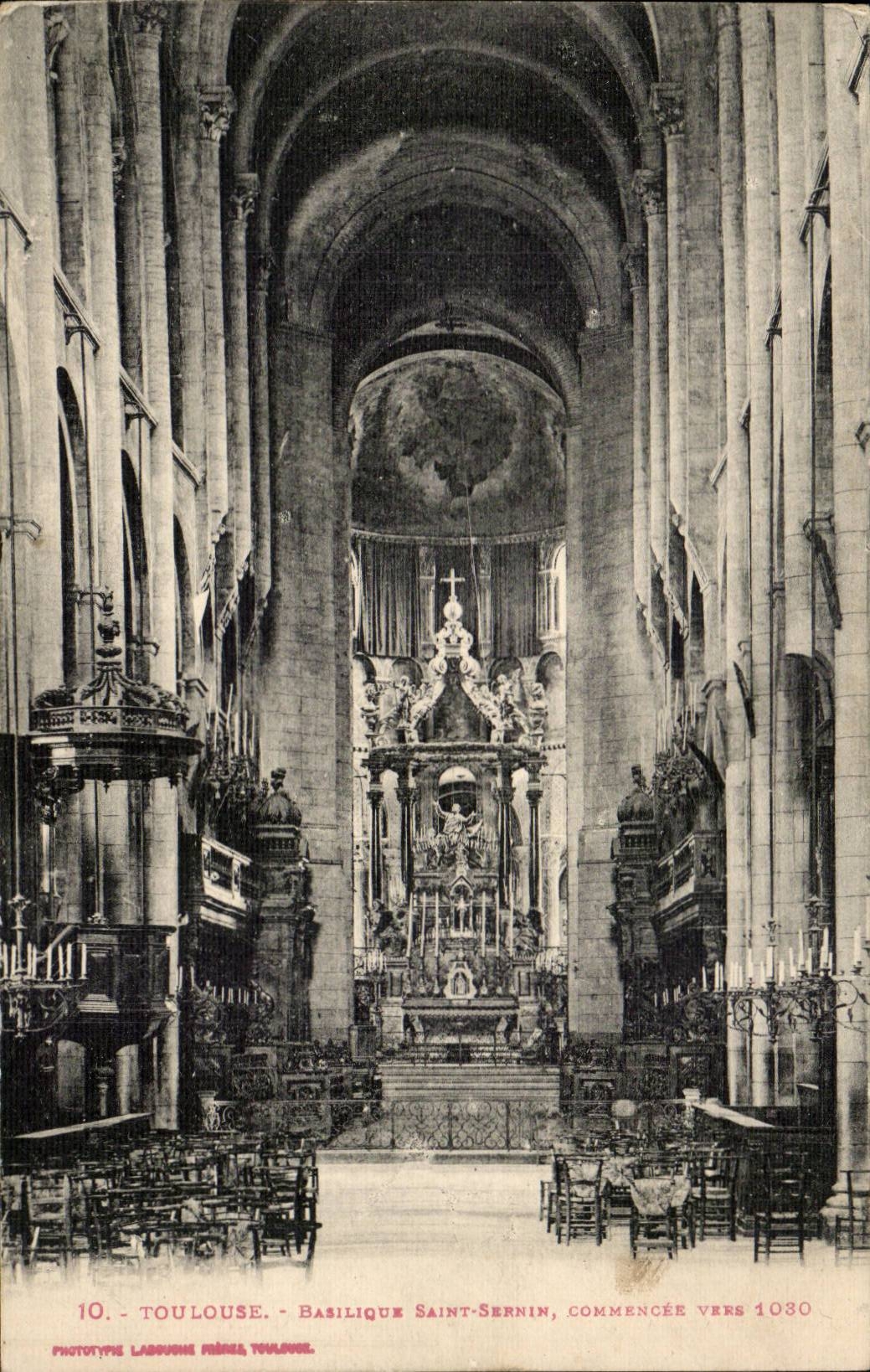 Basilique Saint-Sernin — Toulouse — Phototype Labouine Frères, Toulouse, n°10