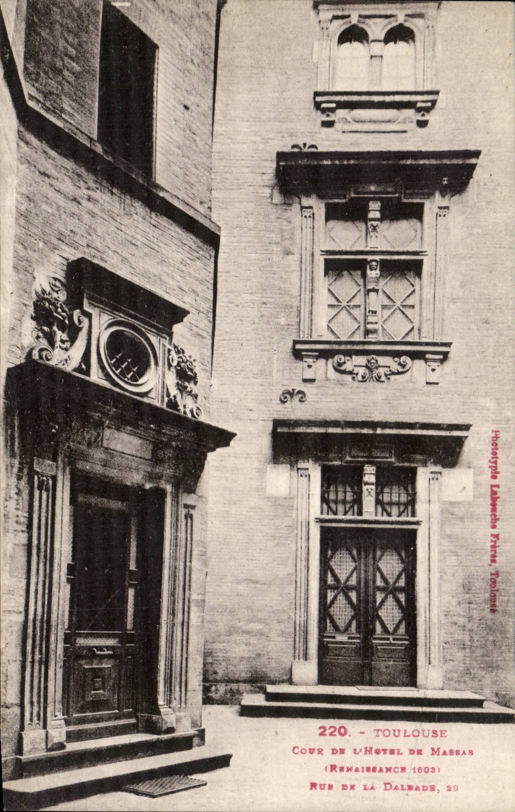 Toulouse - Cour de l'Hotel de Marras - CPA 