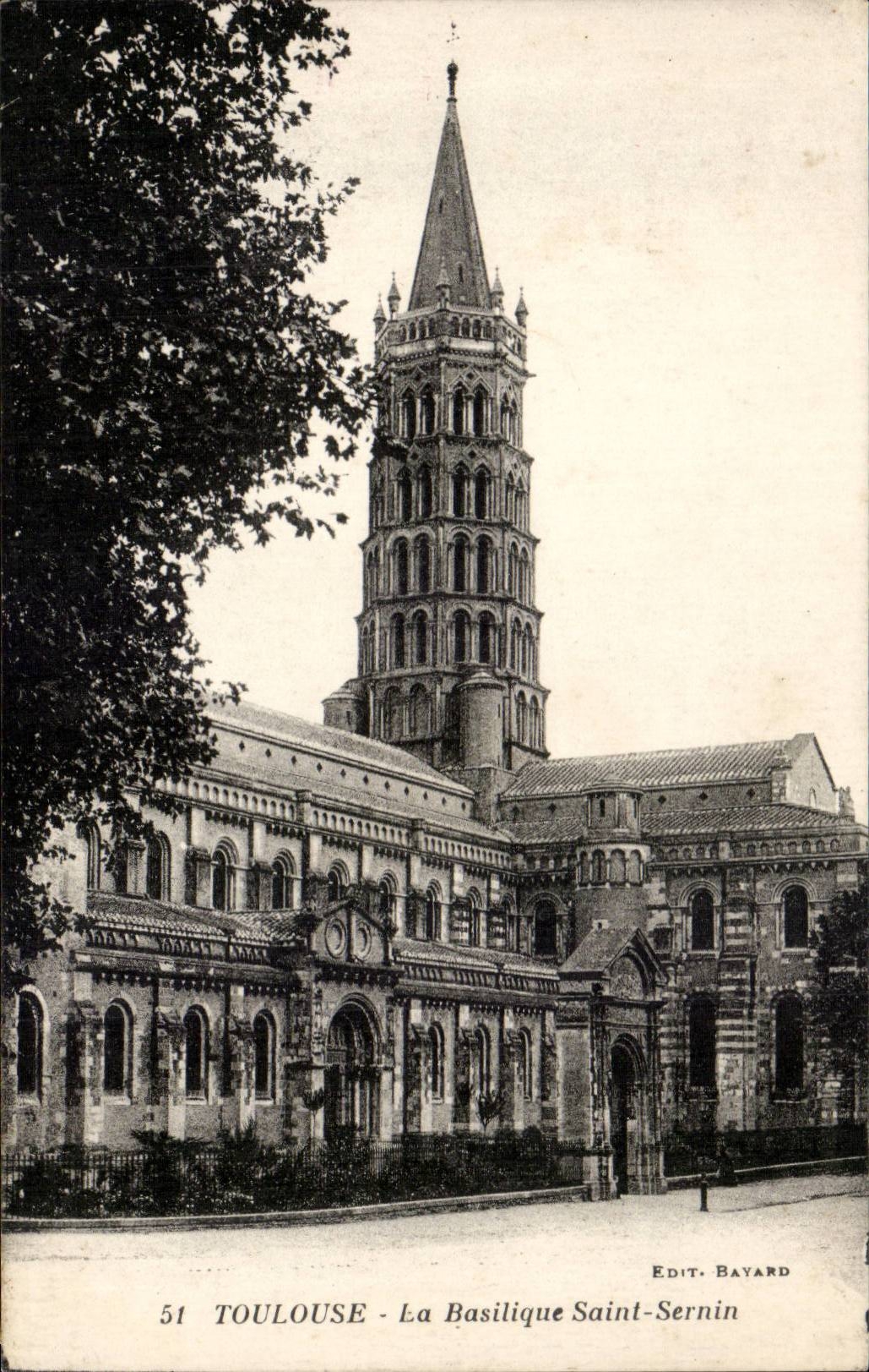Toulouse - La Basilique Saint-Sernin — Édit. Bayard, n° 51