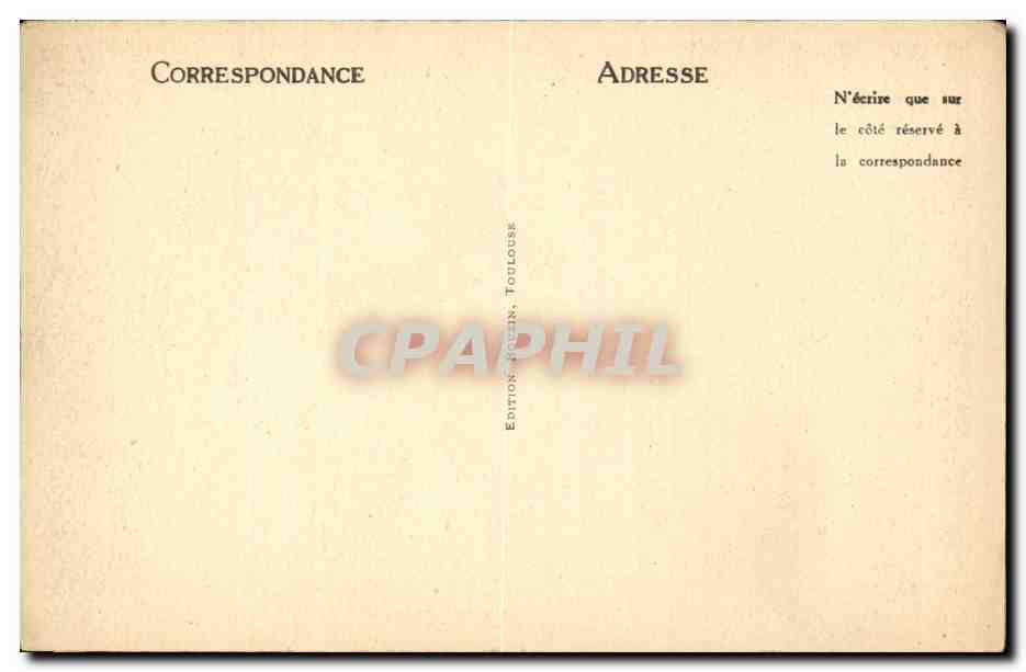 Toulouse - Rue Alsace Lorraine CPA  — Verso