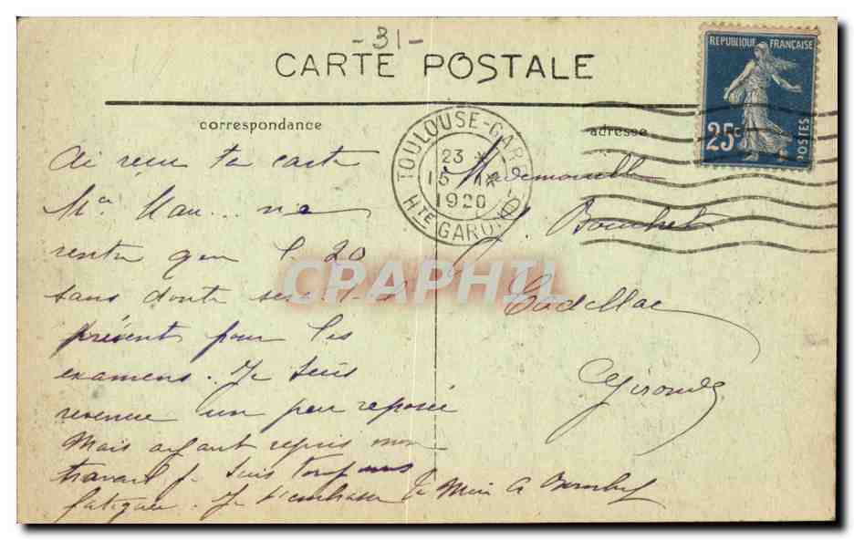 Toulouse — Christy Byzantin — Basilique St-Sernin — Verso